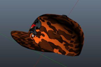 4c7afc bape   orange military hat 3